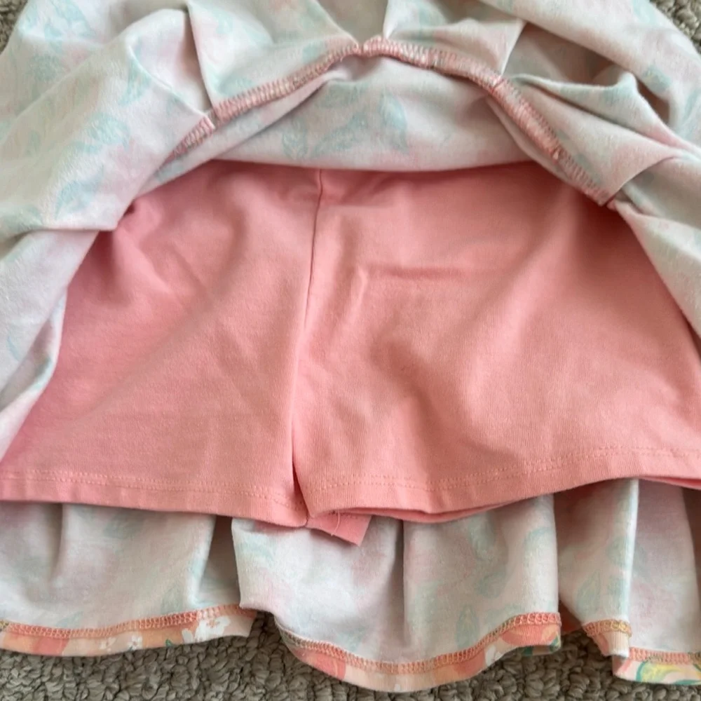 Tommy Bahama Peach Graphic Tee and Skirt Set size 5/6 - Picture 7 of 8